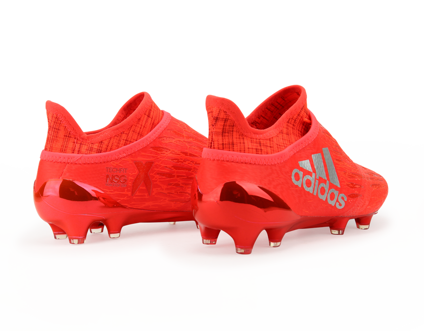 adidas Kids X 16+ PURECHAOS FG Solar Red/Metallic Silver