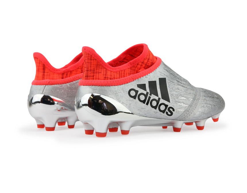 adidas Kids X 16+ Purechaos FG J Silver Metalic/Core Black/Solar Red