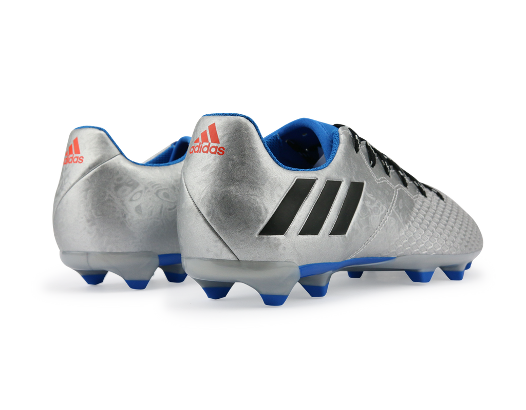adidas Kids 16.3 FG Silver Metallic/Core Blue Soccer