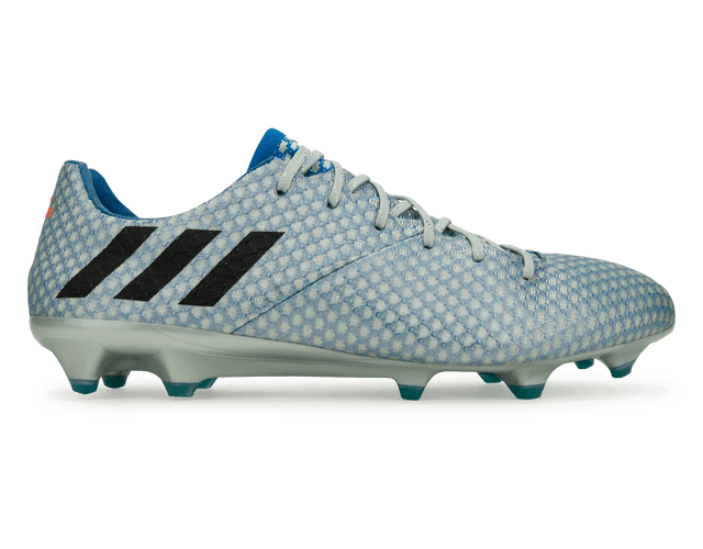 adidas Men s Messi 16.1 FG Silver Metalic Core Black Sho Blue