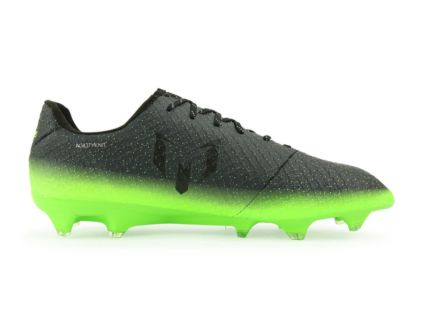 adidas Men's Messi 16.1 FG/AG Dark Grey/Silver Metallic/Solar Green