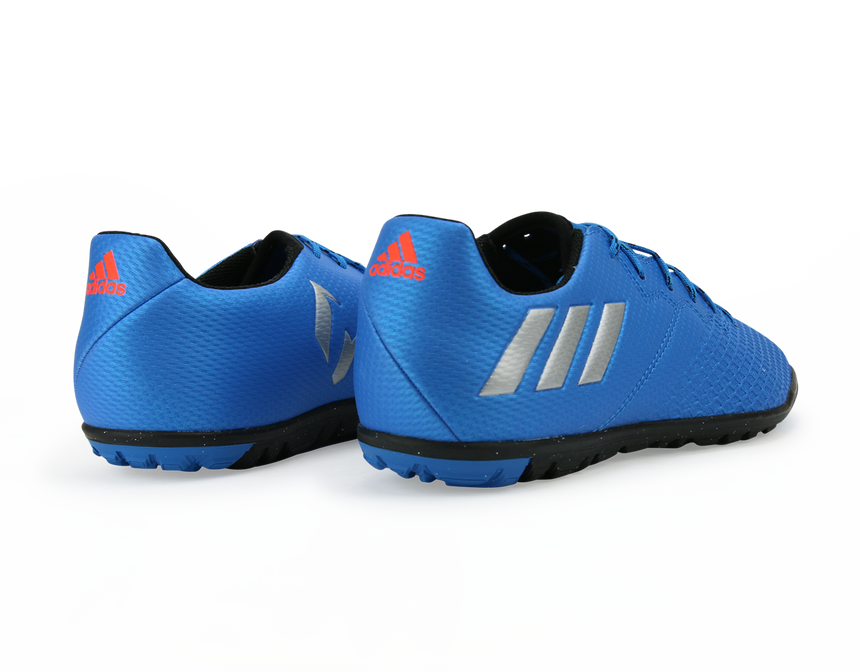 adidas Kids Messi 16.3 Turf Soccer Shoes Sho Blue/Metalic Silver