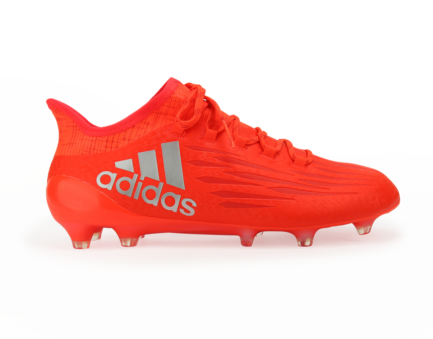 adidas Men's X 16.1 FG/AG Solar Red/Metalic Silver