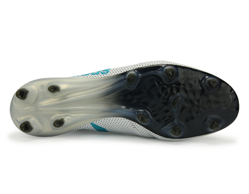 adidas Men's X 17.1 FG White/Energy Blue/Clear Grey