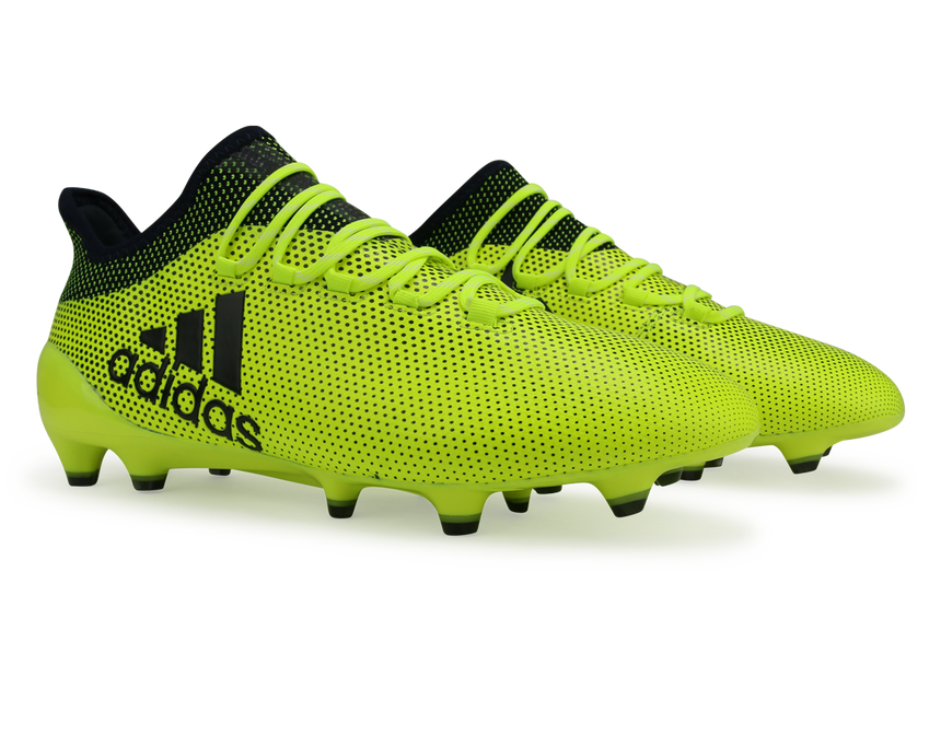 adidas Men's X 17.1 FG Solar Yellow/Legend Ink
