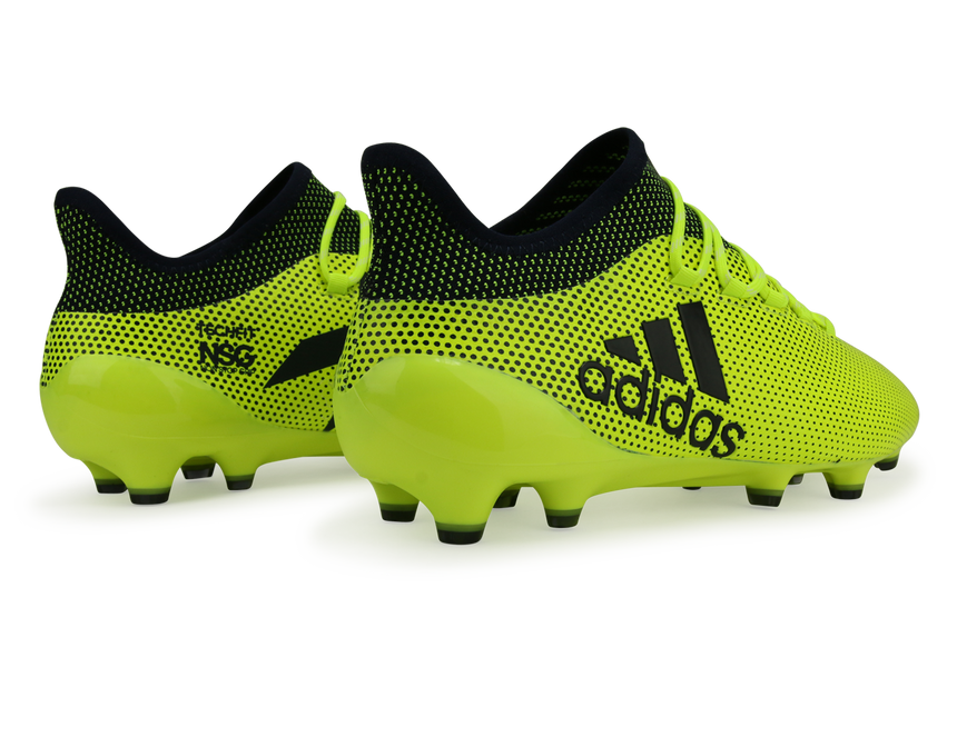 adidas Men's X 17.1 FG Solar Yellow/Legend Ink