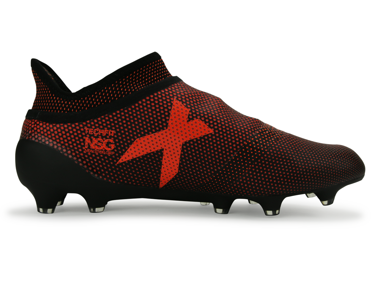 adidas Men s X 17 PURESPEED FG Core Black Solar Red Solar Orange