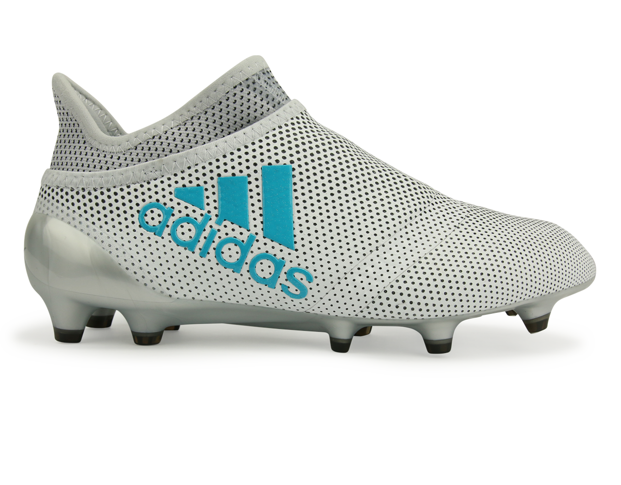adidas Kids X 17 PURESPEED FG White Energy Blue Clear Grey