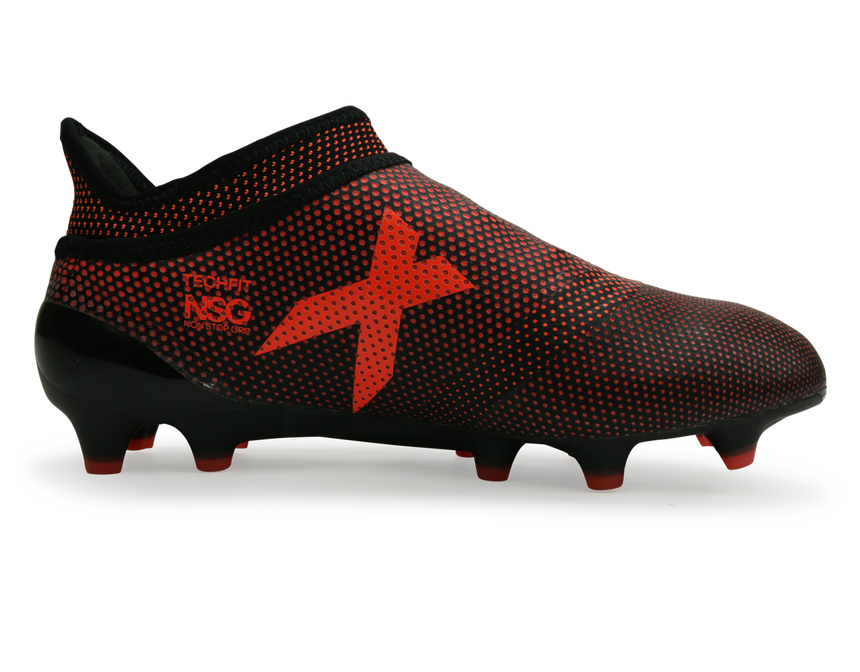 adidas Kids X 17+ Purespeed FG Core Black/Solar Red/Solar Orange