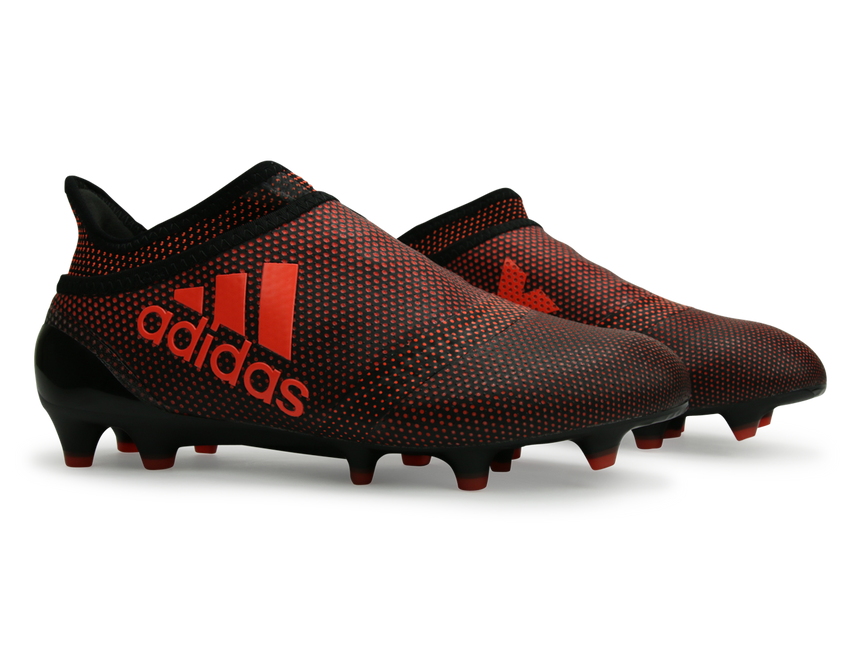 adidas Kids X 17+ Purespeed FG Core Black/Solar Red/Solar Orange