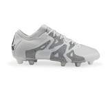 adidas Men's X 15.1 FG/AG White/Core Black/Silver Metallic