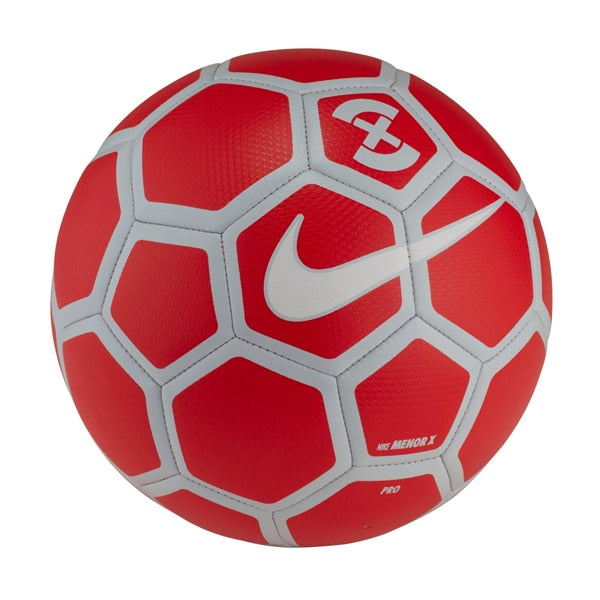 Nike Menor X Football Futsal Ball Bright Crimson/Pure Platinum
