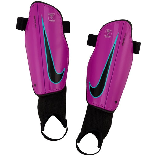 Nike Kids Charge Shin Guards Purple/Grey/Black