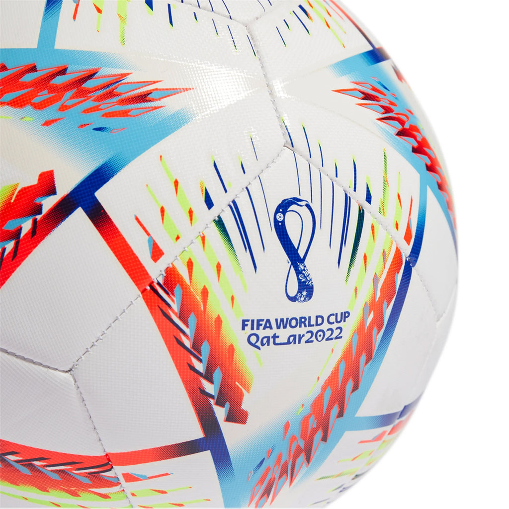 adidas Al Rihla World Cup 2022 Training Ball White/Panton Closeup