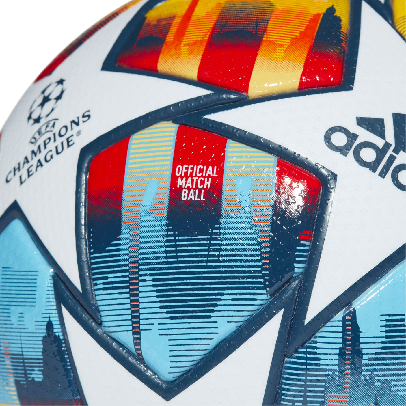 adidas Finale 22 UCL Official Match Ball Orange/White/Blue Side