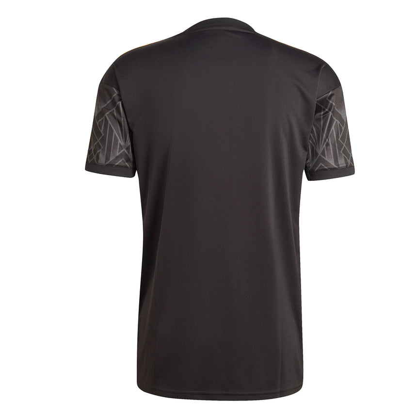 adidas Mens LAFC 2022/23 Home Jersey Black/Gold Back