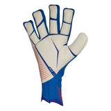 adidas Mens Predator Pro Fingersave Goalkeeper Gloves Sapphire Edge Right