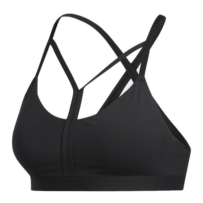 adidas Womens All Me Dynamic Sports Bra Black Front