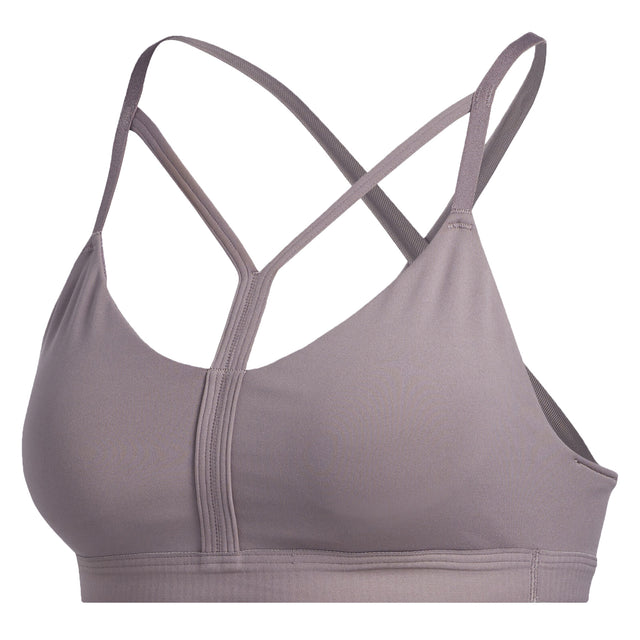 adidas Womens All Me Dynamic Sports Bra Legacy Purple Front