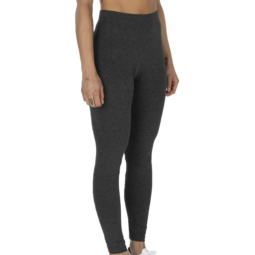 adidas Womens Essentials Linear Tights Dark Grey Front