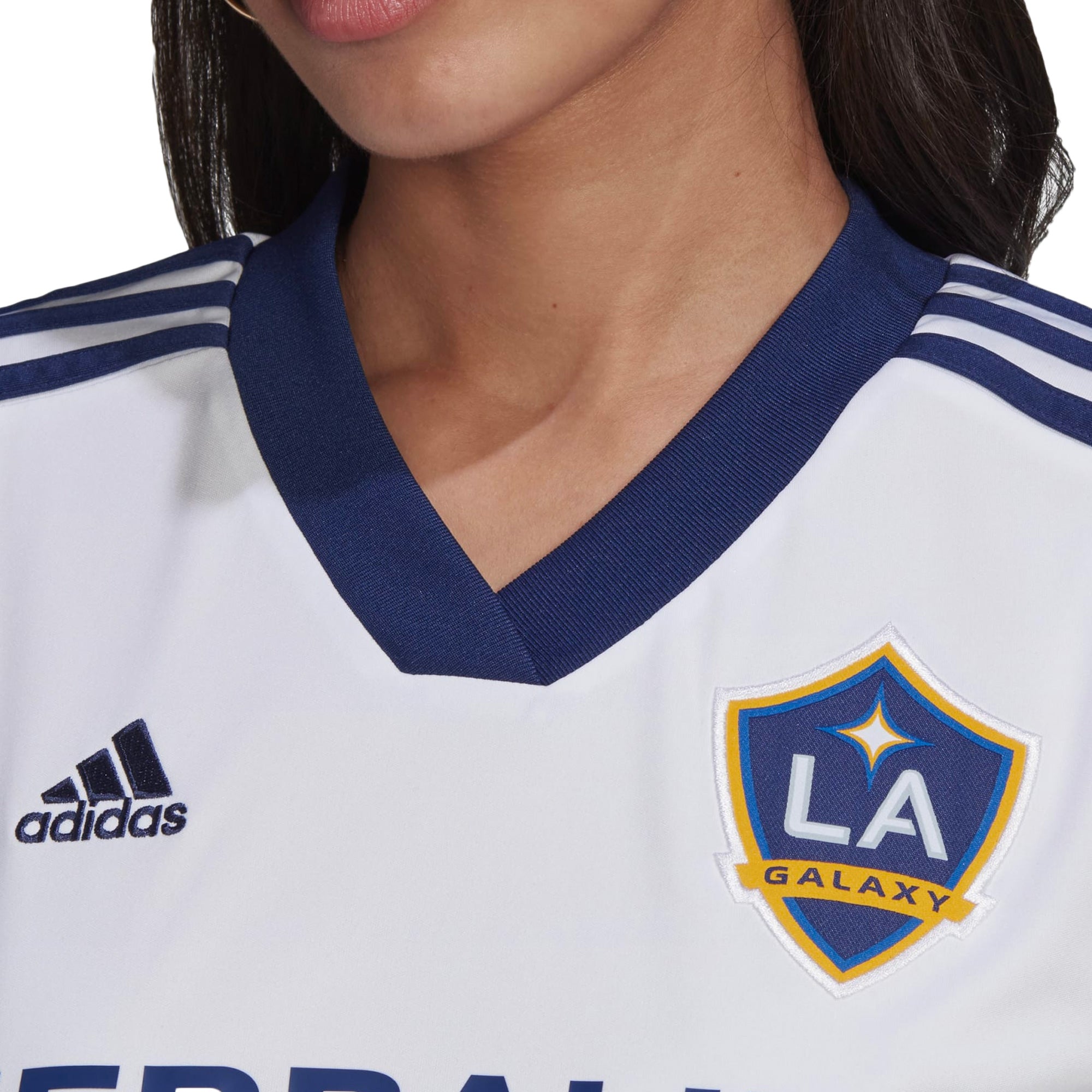 adidas Women's LA Galaxy 2022/23 Home Jersey White/Navy – Azteca Soccer