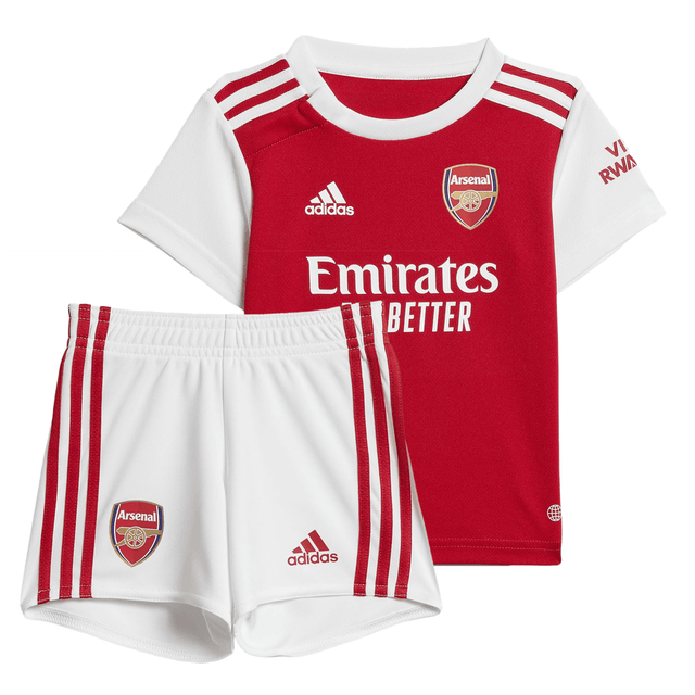 adidas Arsenal 2022/23 Home Baby Kit Scarlet/White