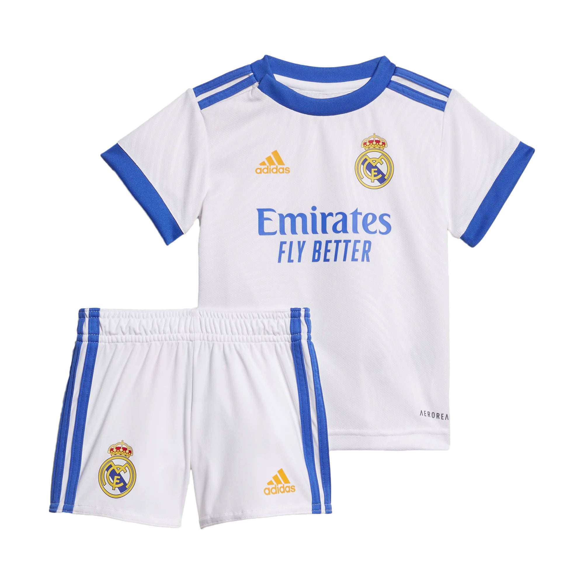 Nike, Atletico Madrid Away Minikit 2023 2024 Infants, Blue/White