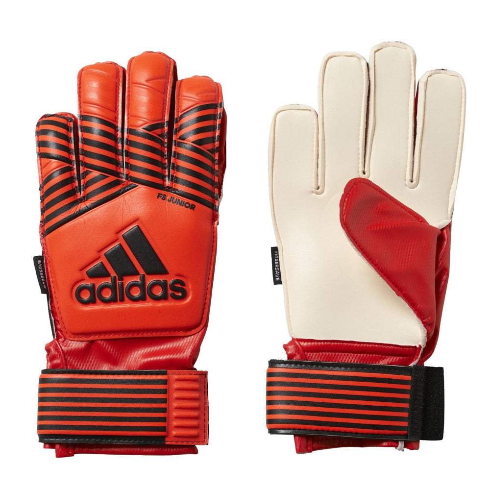 adidas Kids Ace Fingersave Goalkeeper Glove Orange Red/Black