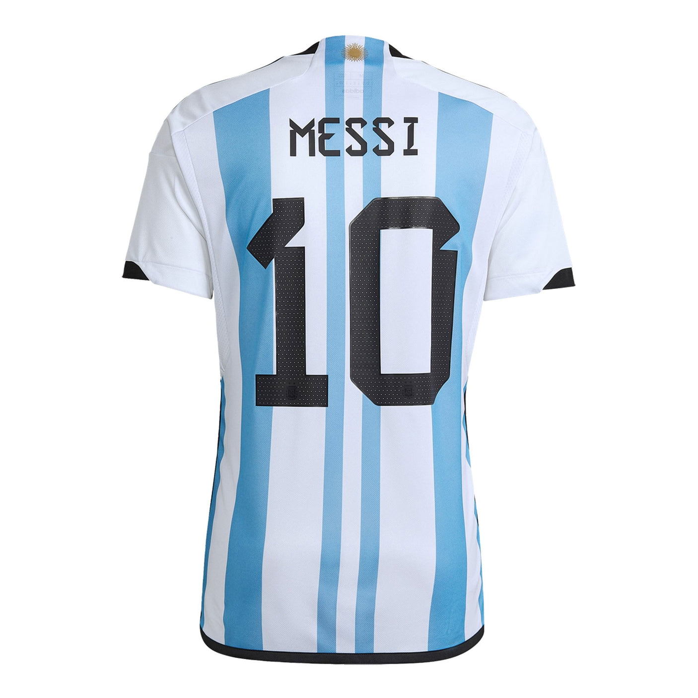 adidas Kids Argentina 2022/23 Messi Home Jersey White/Light Blue Back