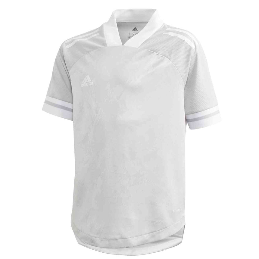adidas Kids Condivo 20 Jersey Team Light Grey/White Front View
