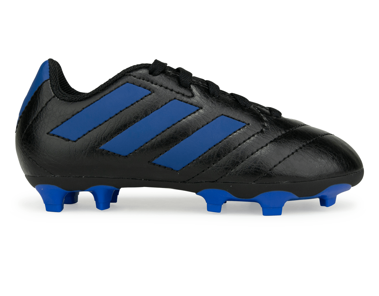 adidas Kids Goletto VII FG Black Royal Blue 9.5K