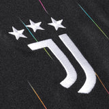 adidas Kids Juventus 2021/22 Away Jersey Black/White Crest