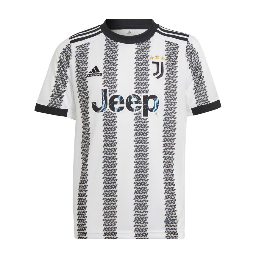 adidas Kids Juventus 2022/23 Home Jersey White/Black Front