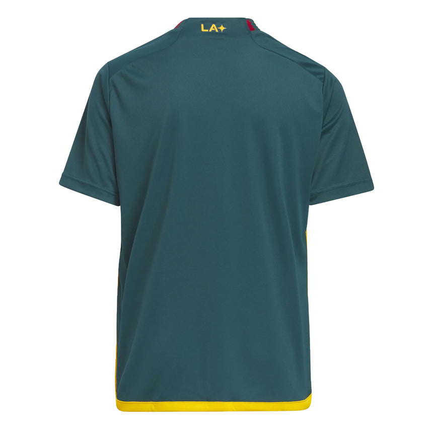 adidas Kids LA Galaxy 2023/24 Away Jersey Green/Gold Back