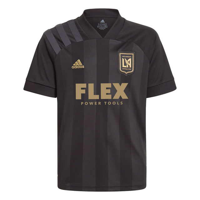 adidas Kids LAFC 2021/22 Home Jersey Black/Gold Front