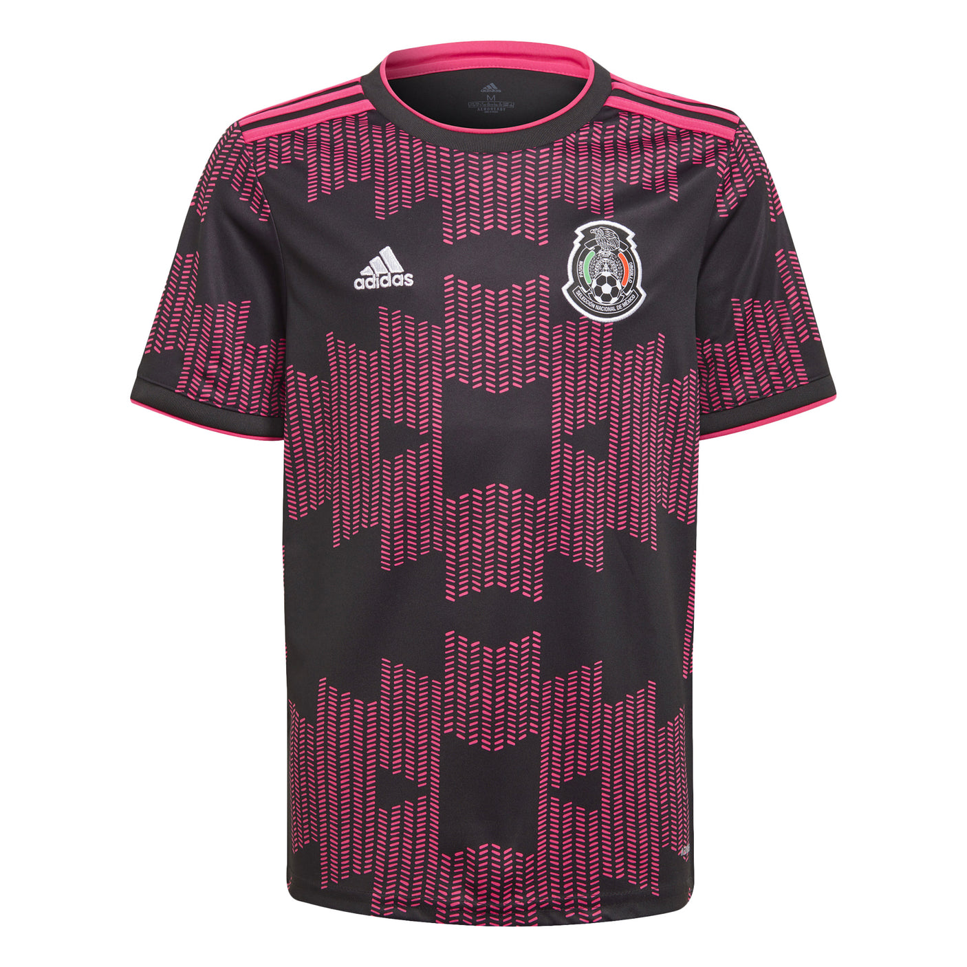 adidas Kids Mexico 2021 Home Jersey Black/Real Magenta Front