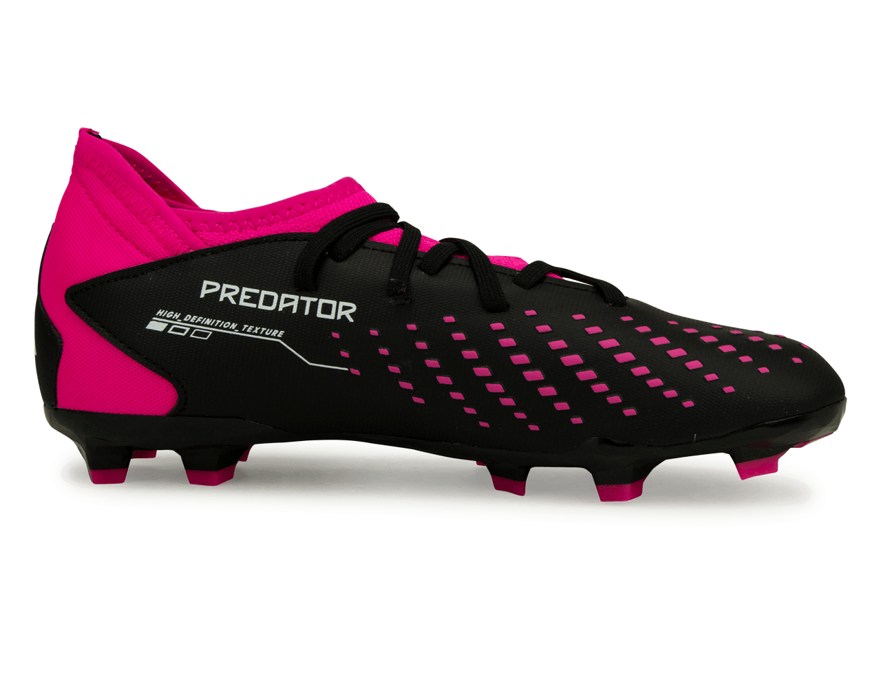 adidas Kids Predator Accuracy.3 FG Black/Pink Side