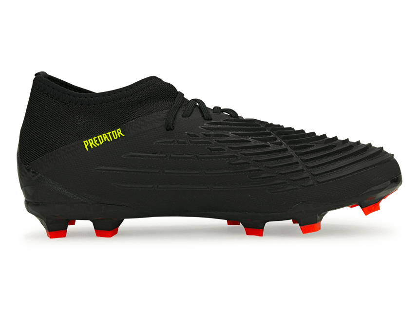 adidas Kids Predator Edge.1 FG Black/Solar Yellow Side