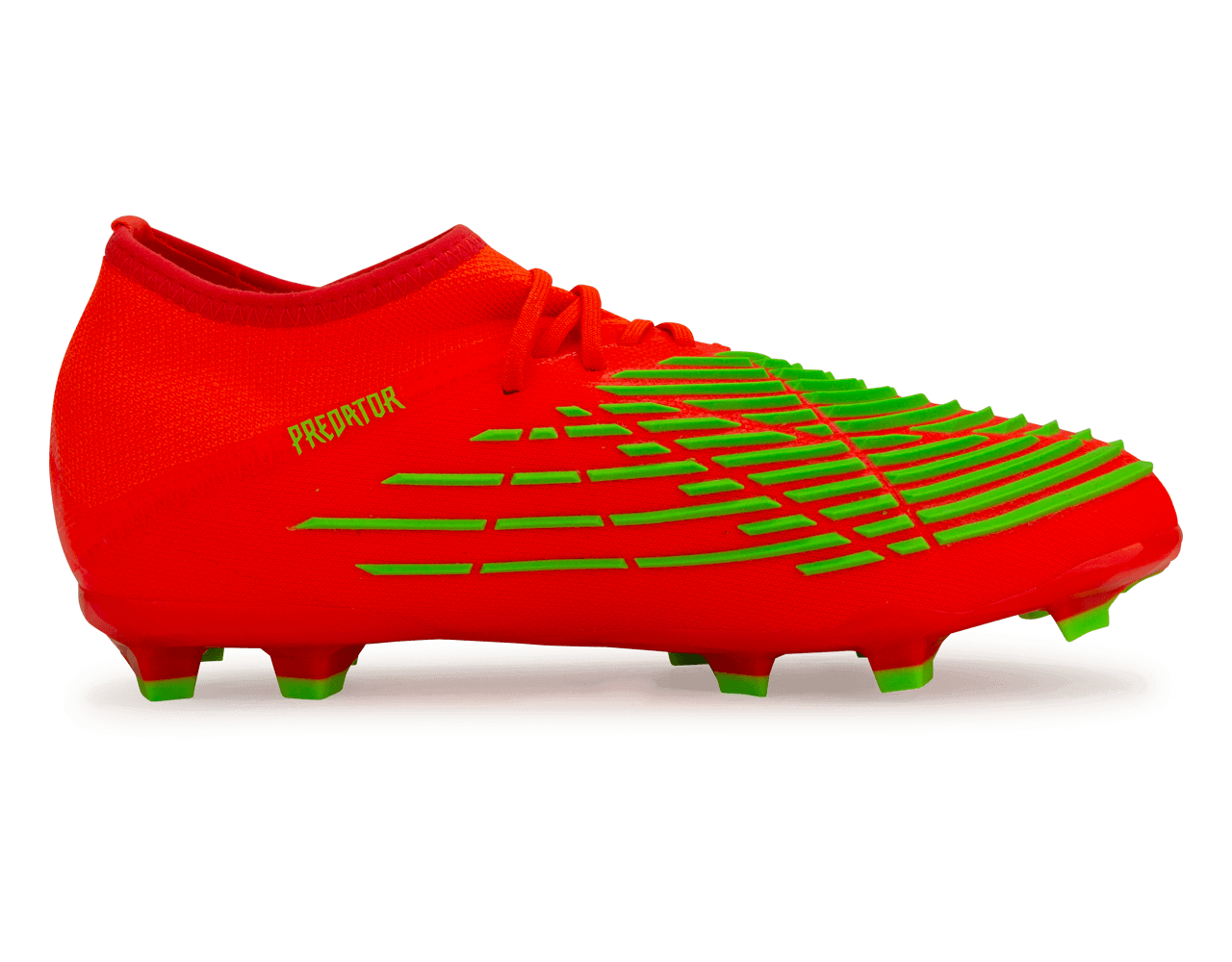 adidas Youth Predator Edge.1 FG Solar Red/Solar Green – Azteca Soccer