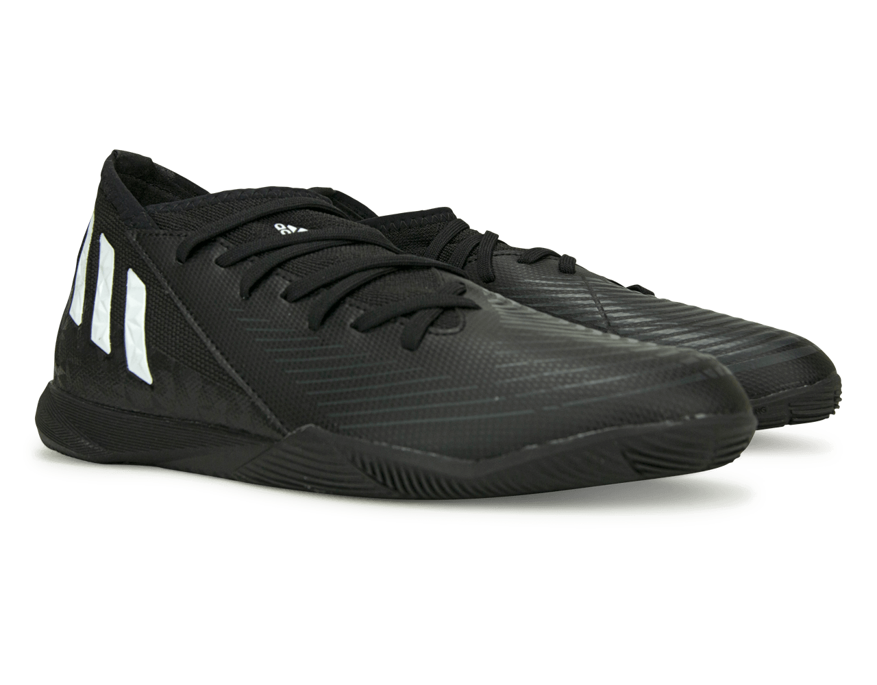 adidas Youth Predator Edge.3 Indoor Soccer Shoes Black/White Azteca Soccer adidas Youth Predator Edge.3 Indoor Soccer Shoes Black/White Azteca Soccer