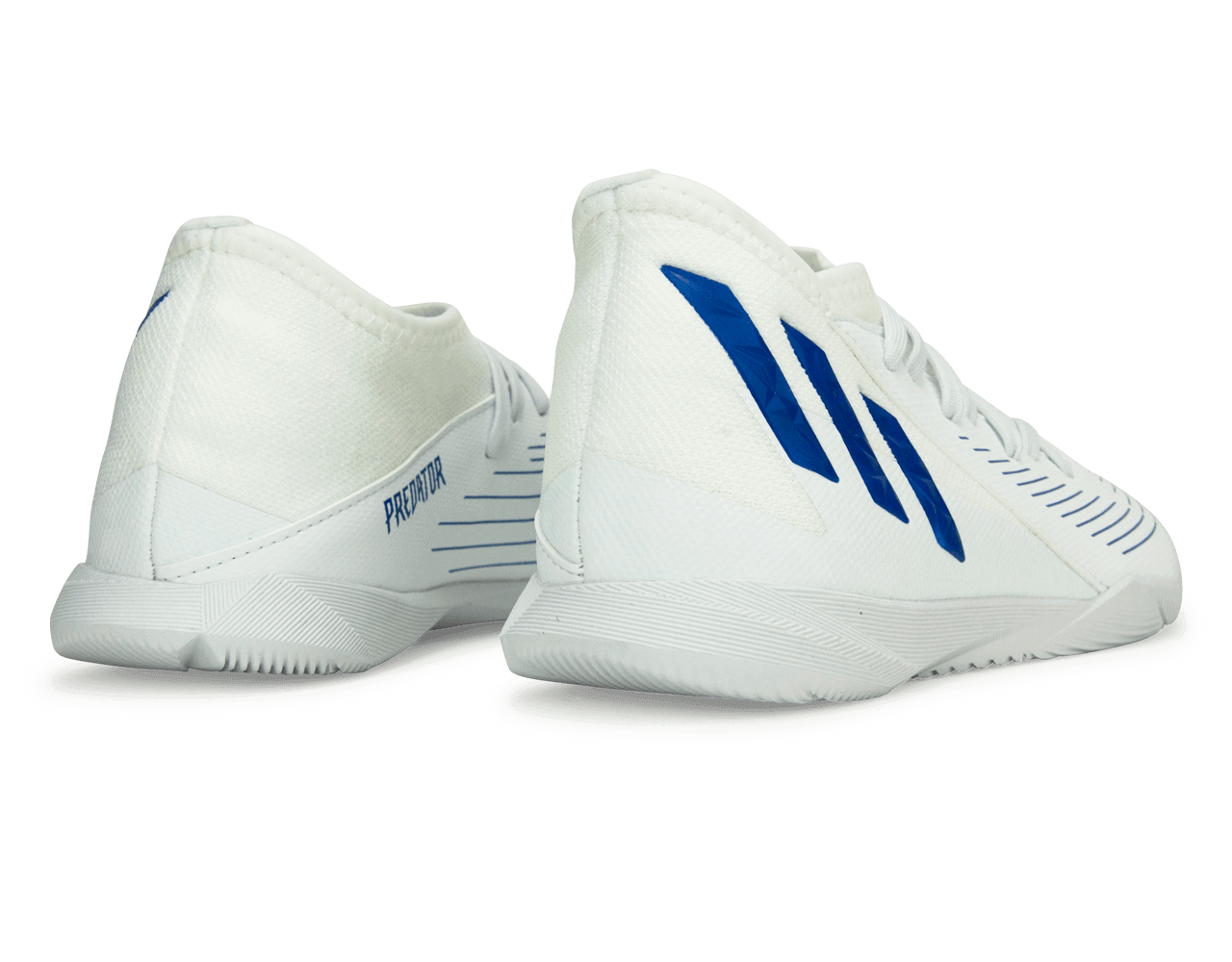 Derrotado silbar comprender adidas Kids Predator Edge.3 Indoor Soccer Shoes White/Hi-Res Blue – Azteca  Soccer