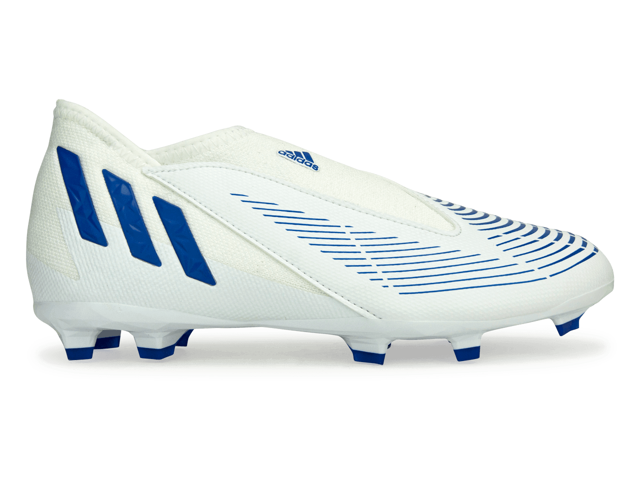 adidas Kids Predator Edge.3 LL FG White Hi Res Blue 13K