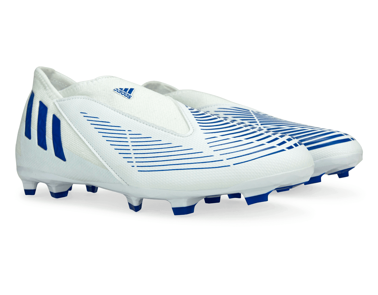 adidas Kids Predator Edge.3 LL FG White Hi Res Blue 13K