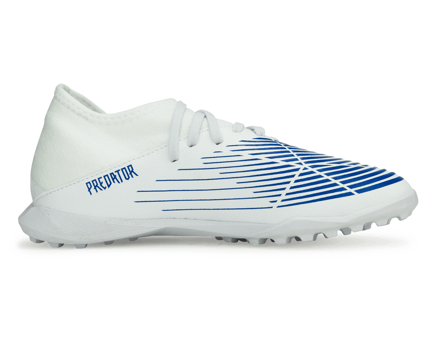 adidas Kids Predator Edge.3 TF White/Hi-Res Blue Side