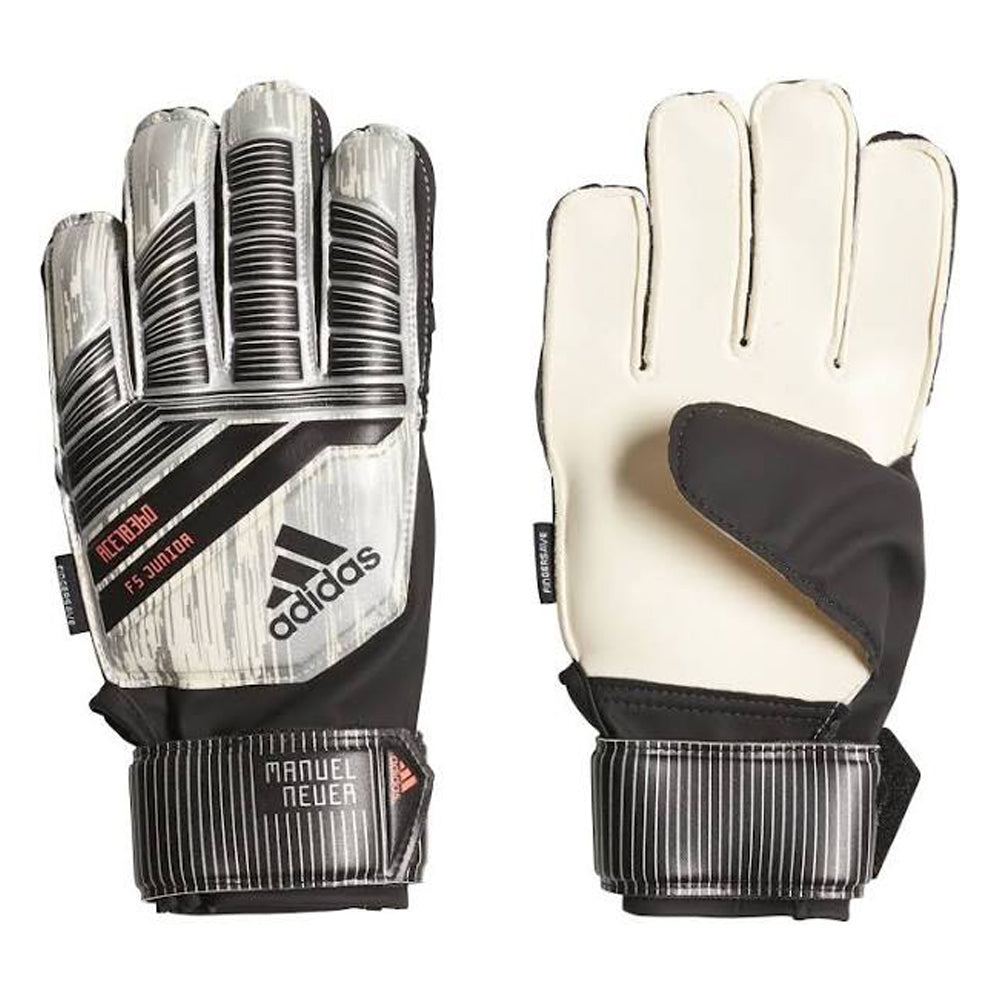 manuel neuer handschuhe für kinder adidas Kids Predator Fingersave Manuel Neuer Goalkeeper Gloves Silver/ – Azteca Soccer