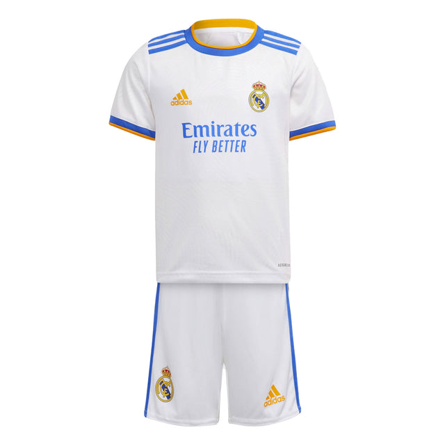 adidas Kids Real Madrid 2021/22 Home Minikit White/Blue Main