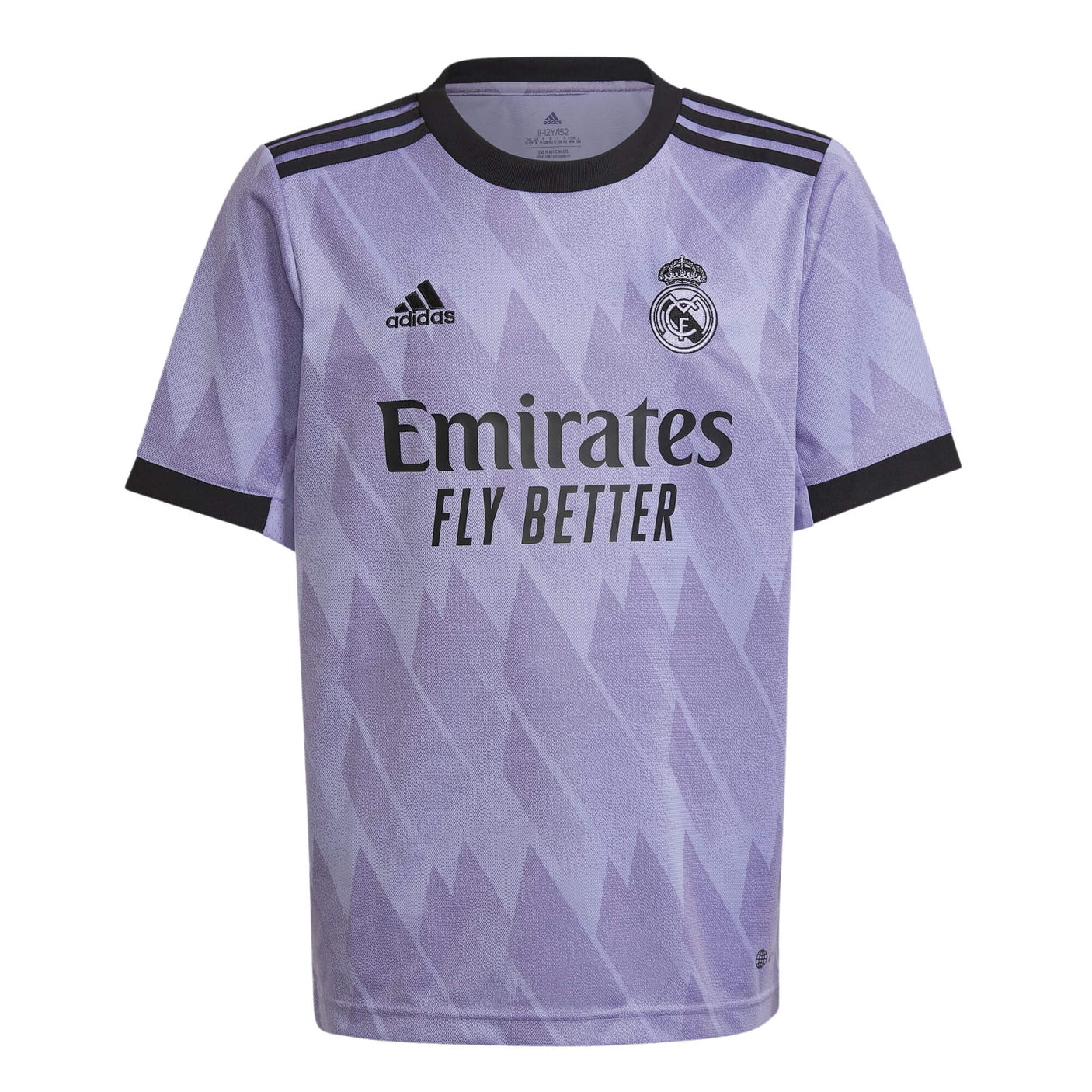 adidas Kids Real Madrid 2022/23 Away Jersey Light Purple/Black 