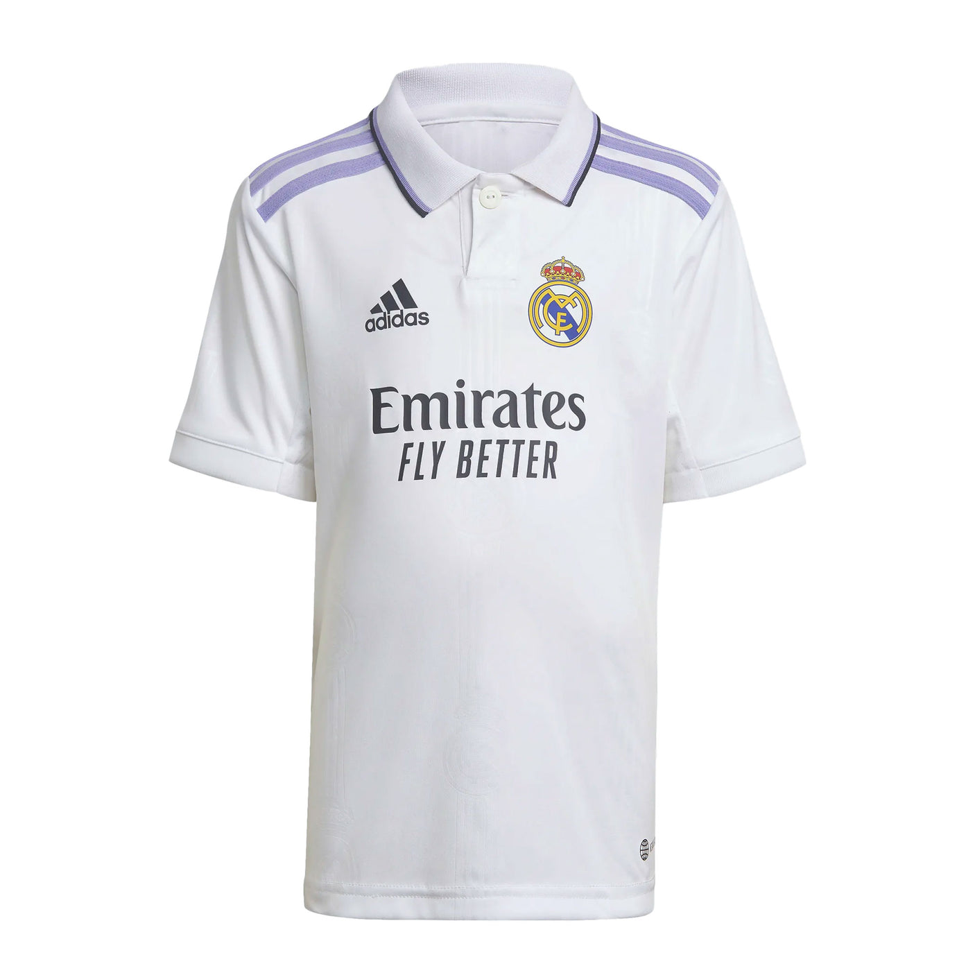 adidas Kids Real Madrid 2022/23 Home MiniKit White Front