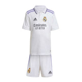 adidas Kids Real Madrid 2022/23 Home MiniKit White Whole Front