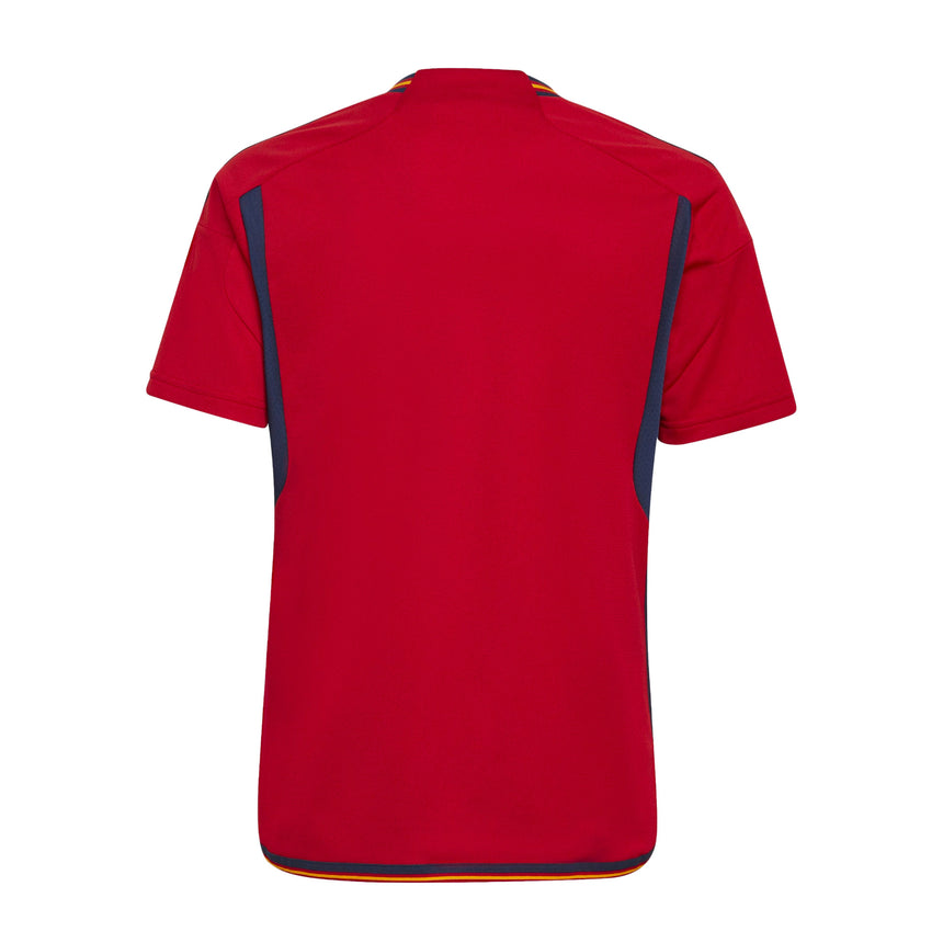 adidas Kids Spain 2022/23 Home Jersey Red/Blue Back